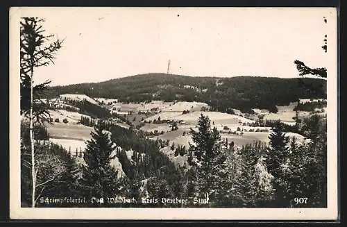 AK Landpoststempel Breitenbrunn über Waldbach