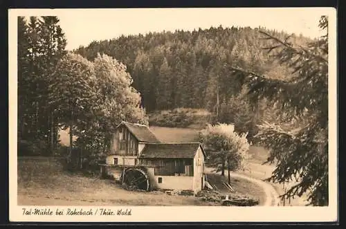 AK Landpoststempel Döschnitz über Sitzendorf (Schwarzatal, Thür.)