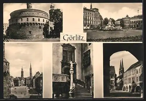 AK Landpoststempel Kodersdorf (Ort) über Görlitz