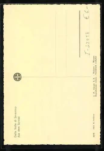 AK Sarntal, Bärtiger älterer Herr in Tracht