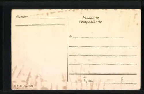 AK Russische Bauernstube, Innenansicht