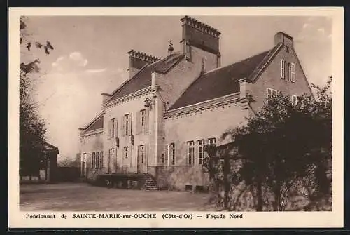 AK Sainte-Marie-sur-Ouche, Pensionnat, Facade Nord