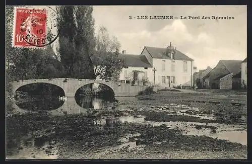 AK Les Laumes, Le Pont des Romains