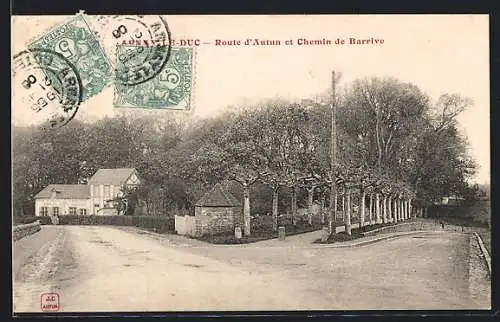 AK Arnay-le-Duc, Route d`Autun et Chemin de Barrive