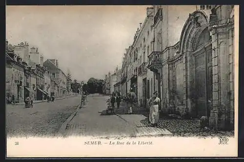 AK Semur, La Rue de la Liberté