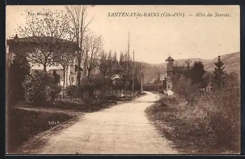 AK Santenay-les-Bains, Allée des Sources