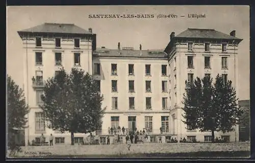 AK Santenay-les-Bains, vue de l`Hôpital