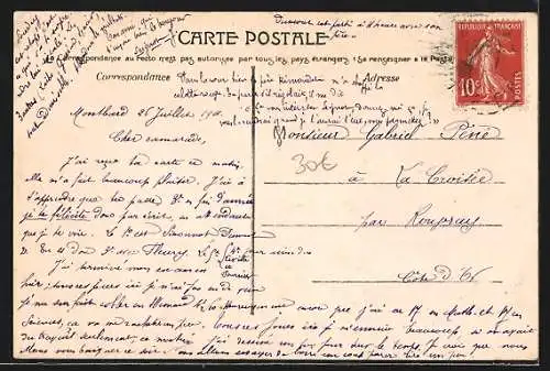 AK Vitteaux, 1ère fête fédérale des Sociétés scolaires et post-scolaires du canton, 9 juillet 1911