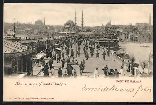 AK Constantinople, Pont de Galata