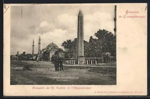 AK Constantinople, Mosquée de Ste Sophie et l`Hippodrome