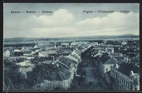 AK Zemun / Semlin / Zimony, Pogled, Totalansicht, Látkép