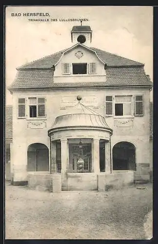 AK Bad Hersfeld, Trinkhalle des Lullusbrunnen