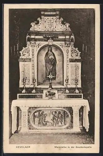 AK Kevelaer, Marienaltar in der Gnadenkapelle