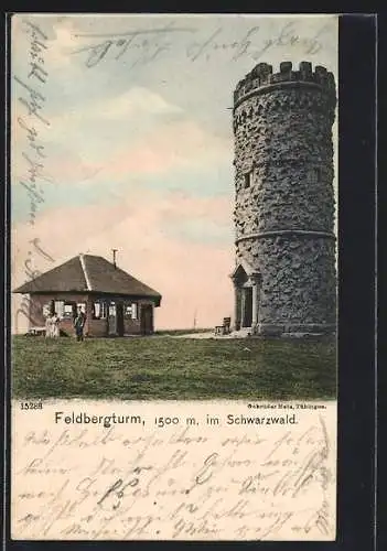 AK Feldberg /Schwarzwald, Feldbergturm und -haus