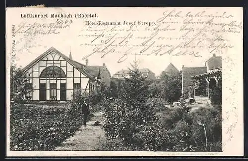 AK Maubach / Backnang, Hotel-Restaurant Josef Strepp