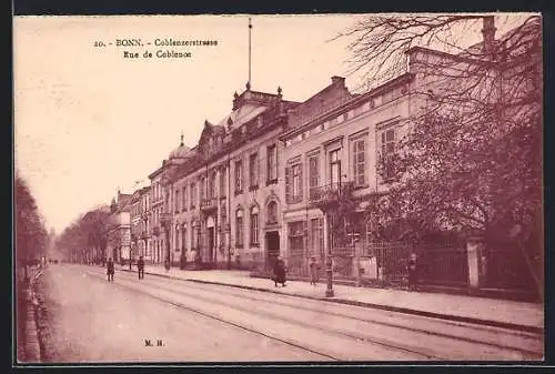 AK Bonn, Blick in die Coblenzerstrasse