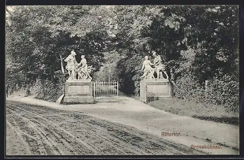 AK Grosskühnau, Blick aufs Rittertor