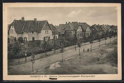 AK Homberg a. Rh., Kolonie Steinkohlebergwerk Rheinpreussen