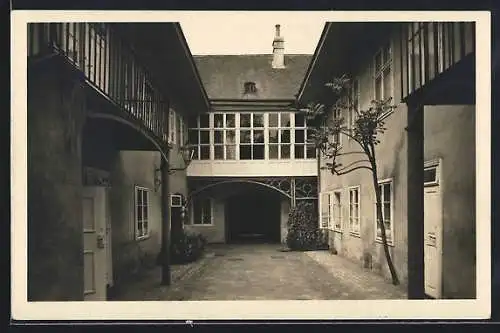 AK Wien, Franz Schuberts Geburtshaus, Nussdorferstr. 54, Hof