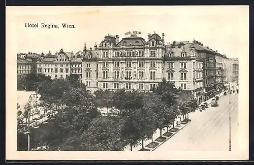 AK Wien, Hotel Regina, Maximilianplatz 16