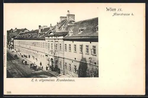 AK Wien, K. k. allgemeines Krankenhaus, Alserstrasse 4