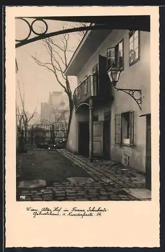 AK Wien, Franz Schuberts Geburtshaus, Nussdorferstrasse 54, Alter Hof