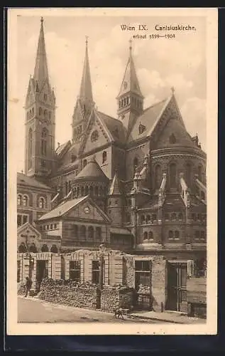 AK Wien, Blick auf die Canisiuskirche