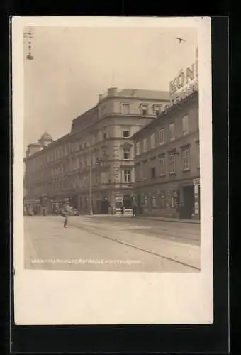 AK Wien, Hotel Hahn in der Mariahilferstrasse