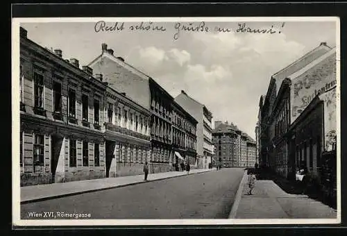 AK Wien, Partie in der Römergasse