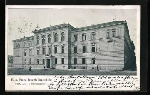 AK Wien, K. k. Joseph-Realschule, Unterberggasse 1