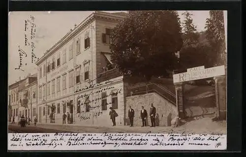 Foto-AK Wien, Neuwaldegg, Restaurant Hirschen