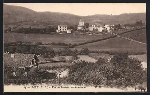 AK Sare, Vue des bauteurs environnantes