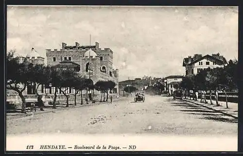 AK Hendaye, Boulevard de la Plage