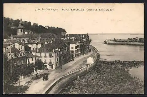 AK Saint-Jean de-Luz, Ciboure et l'Entrée du Port