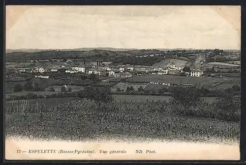 AK Espelette, Vue gènèrale
