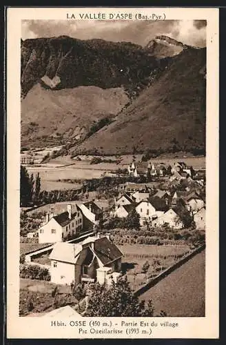 AK Osse /Vallée d`Aspe, Partie Est du village, Pic Oueillarisse