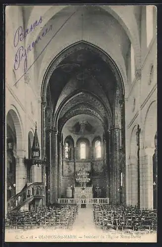 AK Oloron-Ste-Marie, Intérieur de l`Eglise Notre-Dame