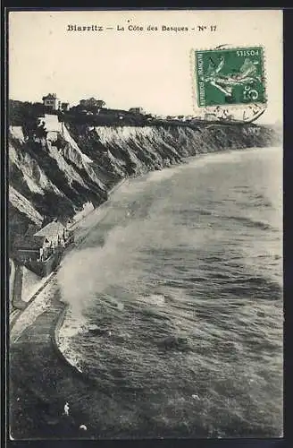 AK Biarritz, La Côte des Basques