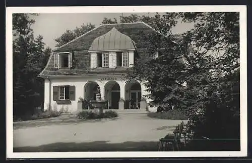 AK Maria Enzersdorf am Gebirge, Brunnen Villa-Erholungsheim Wällischhof