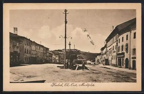 AK Haslach /Ob.-Oest., Marktplatz