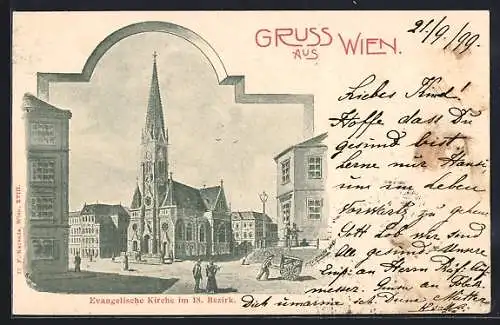 AK Wien, Evangelische Kirche im 18. Bezirk