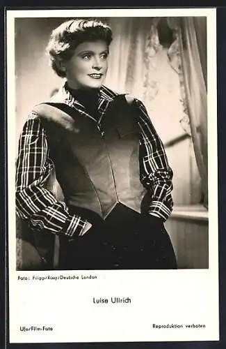 AK Schauspielerin Luise Ullrich in dem Film Regina Amstetten