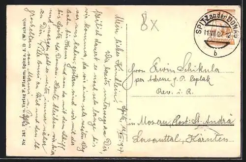 AK Spitz /Wachau, Rote Tor mit Blick gegen Spitz