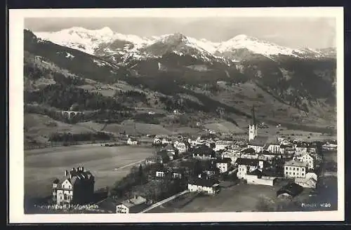 AK Hofgastein, Totalansicht aus der Vogelschau