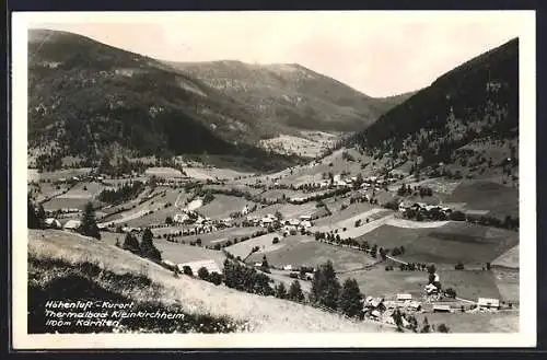 AK Kleinkirchheim i. Kärnten, Totalansicht von einen Berg aus