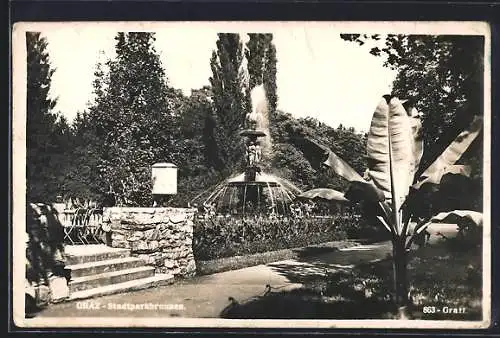 AK Graz, Stadtparkbrunnen