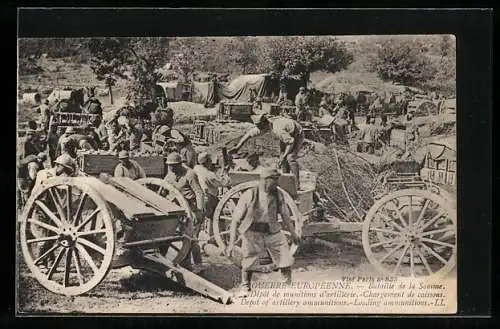 AK Guerre Europèenne, Französische Soldaten der Artillerie