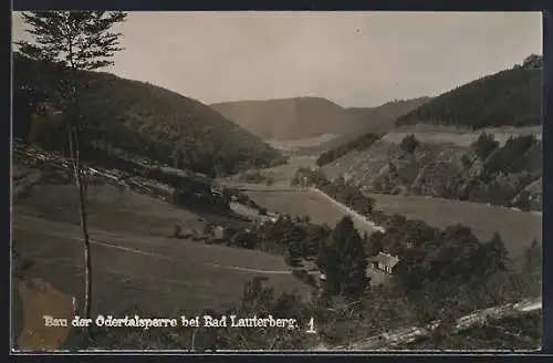 AK Bad Lauterberg, Bau der Odertalsperre