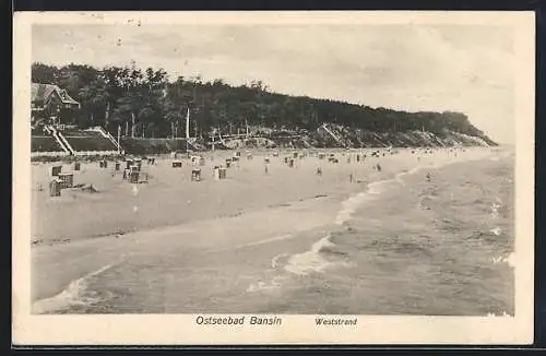 AK Bansin, Weststrand an der Ostsee