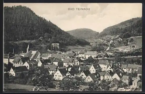 AK Bad Teinach, Gesamtansicht aus der Vogelschau